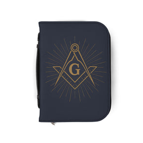 Master Mason Blue Lodge Bible Cover - Square & Compass G Various Sizes - Bricks Masons