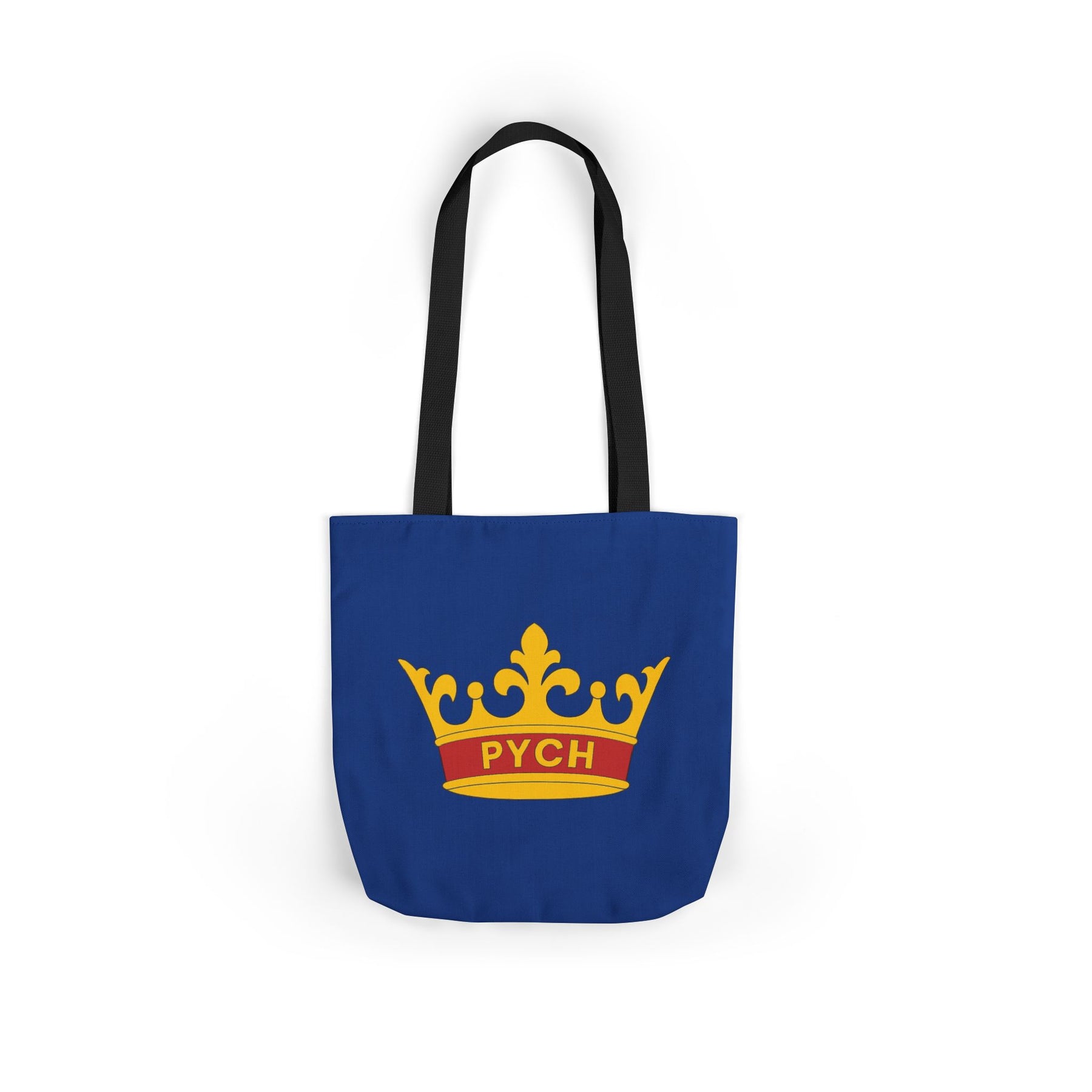 PYCH Tote Bag - Printed Blue Polyester - Bricks Masons