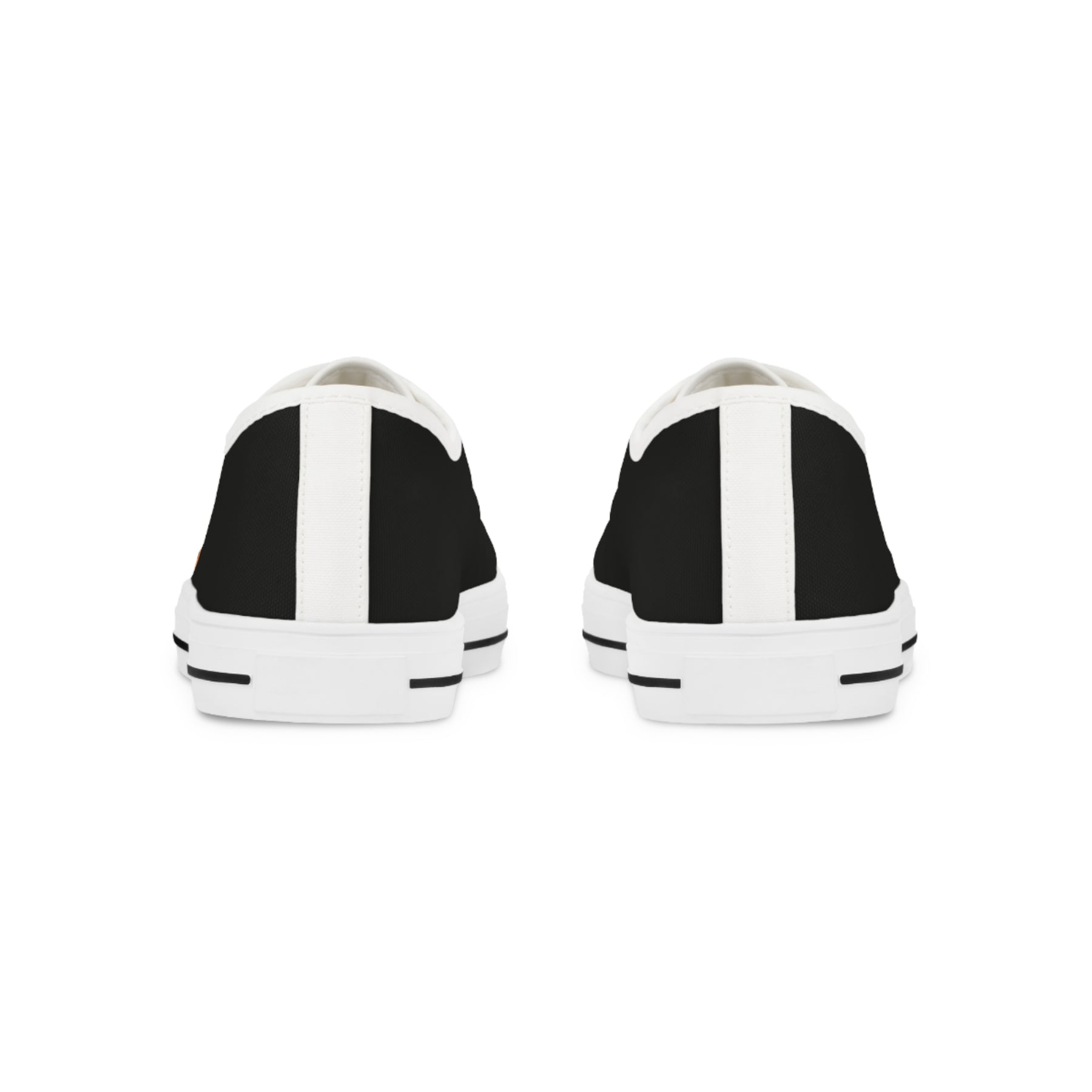 Heroines of Jericho Sneaker - Low Top Sneaker Black & White Colorful Emblem - Bricks Masons