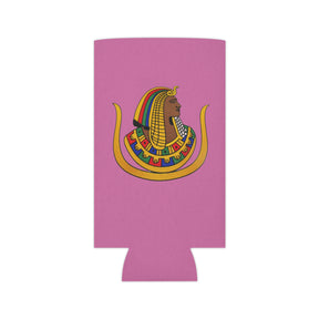 DOI Can Cooler - Pink Polyester Exterior - Bricks Masons