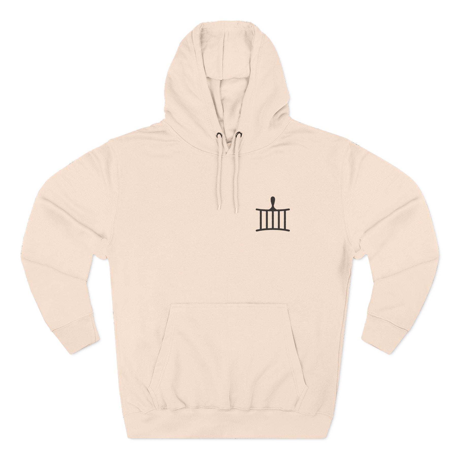 St. Lawrence The Martyr Hoodie - Stitched Front Insignia - Bricks Masons
