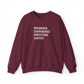 Sweatshirt - The Four Cardinal Virtues - Bricks Masons