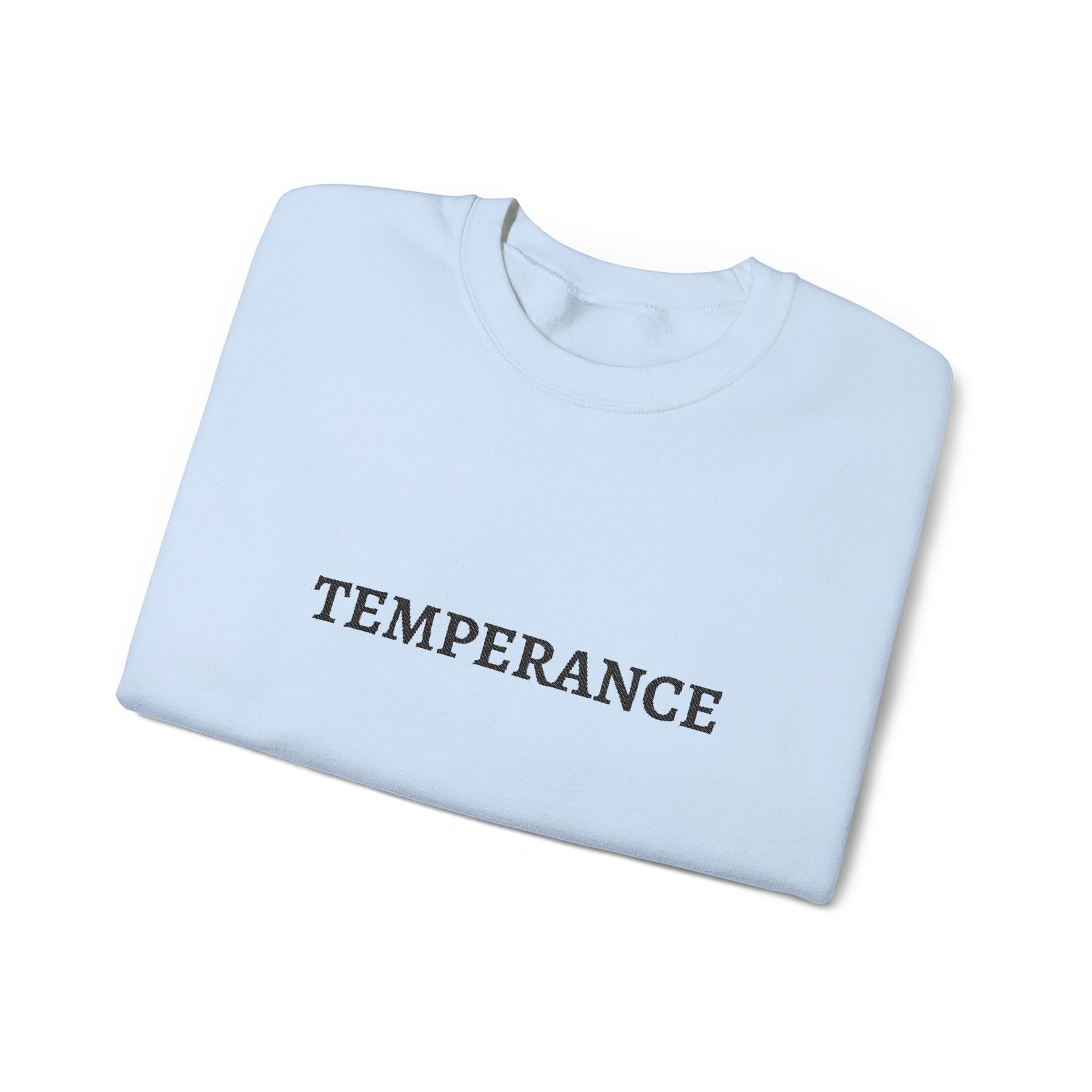 Entered Apprentice Blue Lodge Sweatshirt - Temperance Front & Sleeves Embroidery - Bricks Masons