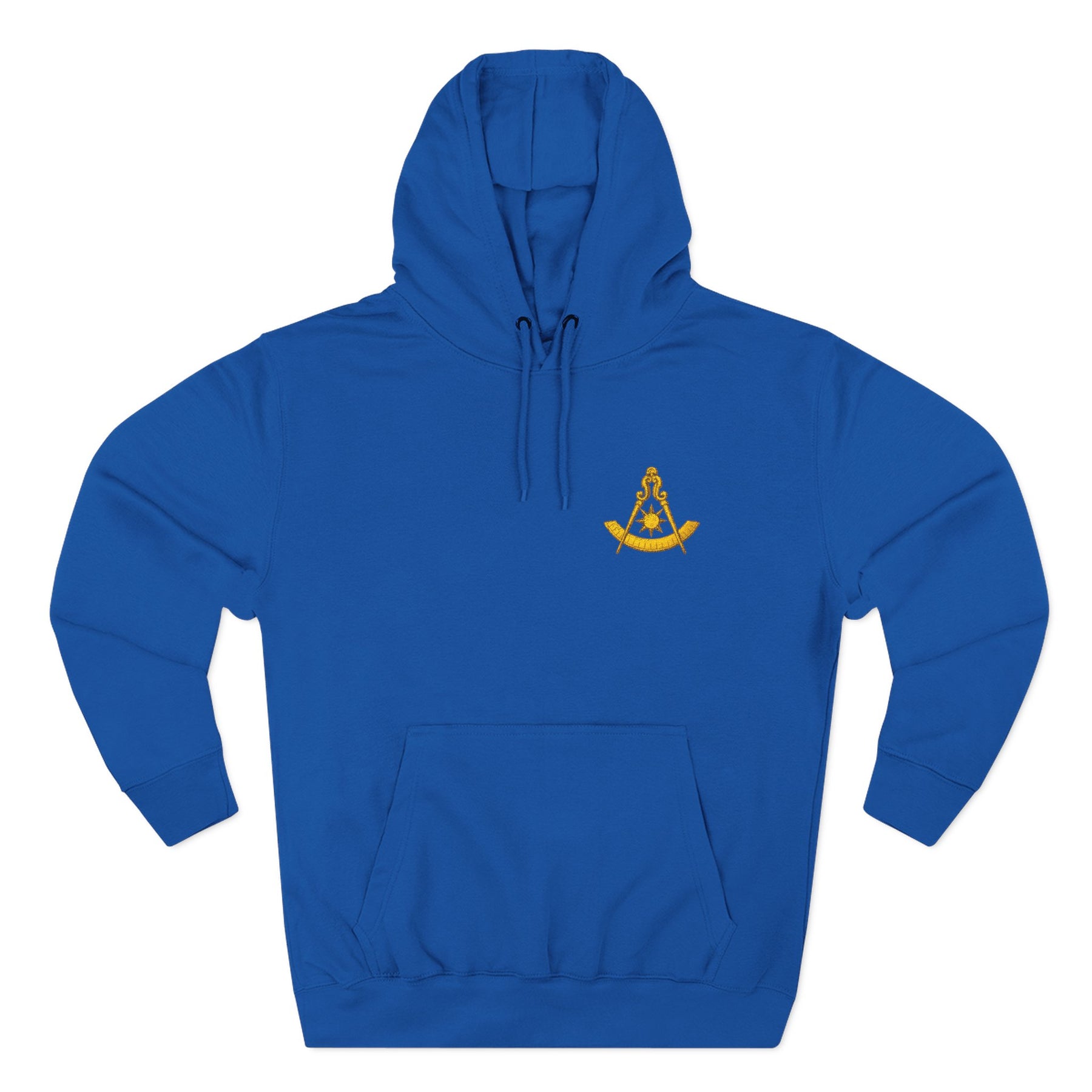 Past Master Blue Lodge Hoodie - Left Chest Embroidery - Bricks Masons