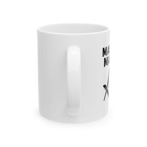Master Mason Blue Lodge Ceramic Mug, (11oz, 15oz) - Bricks Masons