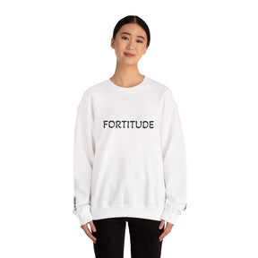 Entered Apprentice Blue Lodge Sweatshirt - Fortitude Front & Sleeves Embroidery - Bricks Masons