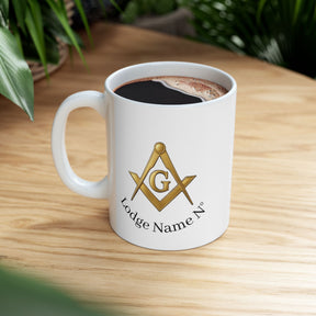 Master Mason Blue Lodge Mug - (11oz, 15oz) - Bricks Masons
