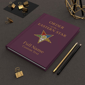 OES Journal - Colorful Eastern Star with Personalization - Bricks Masons