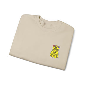 Royal Order of Jesters Sweatshirt - Crewneck Embroidered Front Motif - Bricks Masons