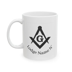 Master Mason Blue Lodge Mug - (11oz, 15oz) - Bricks Masons