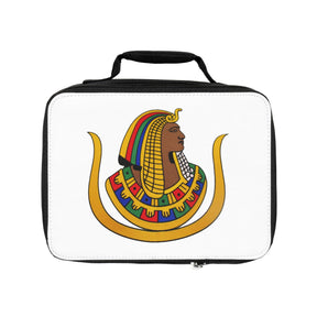 DOI Lunch Bag - White Fully Insulated With Zipper Closure - Bricks Masons