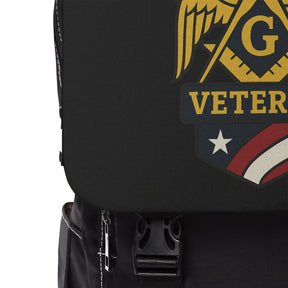 Master Mason Blue Lodge Backpack - Veteran Mason Square & Compass G - Bricks Masons
