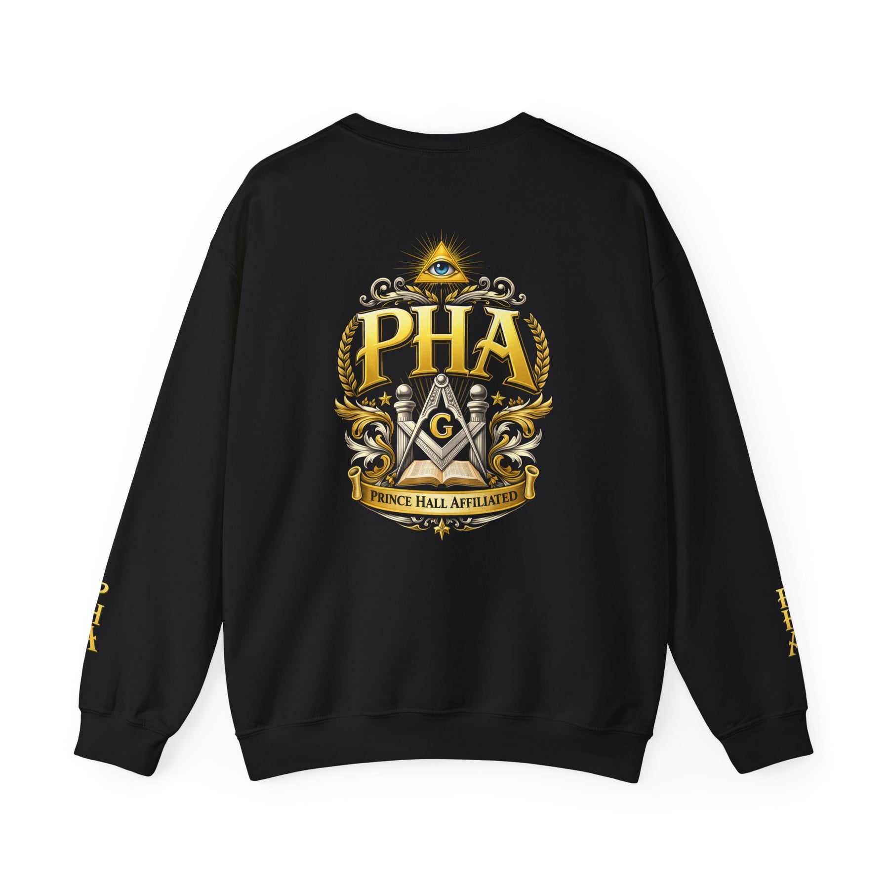 Master Mason Blue Lodge Sweatshirt - Square & Compass G & Eye Prince Hall Affiliated