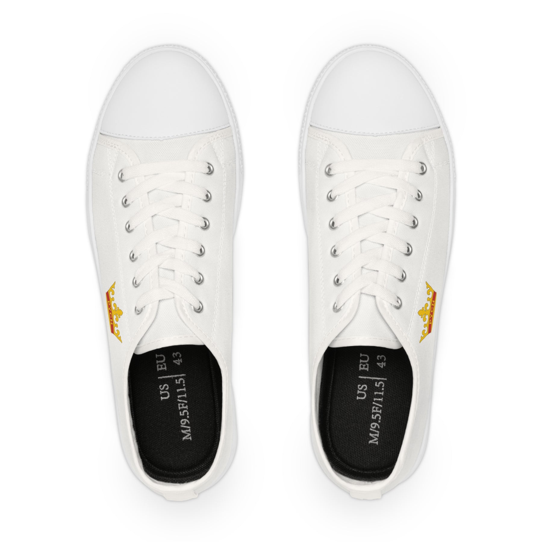 PYCH Sneaker - Low Top Sneaker Black & White - Bricks Masons