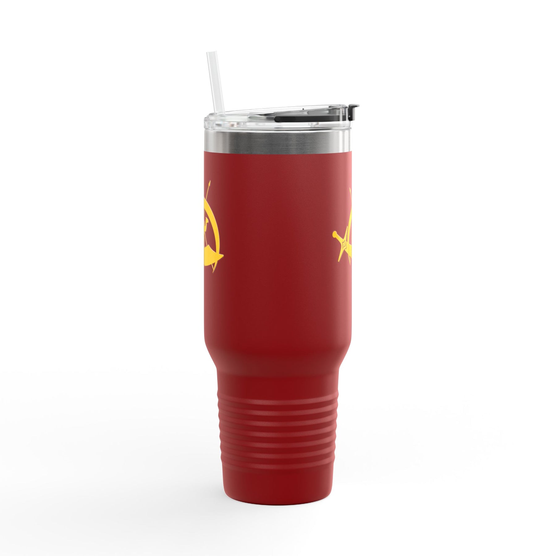 DOKO Ringneck Tumbler - Red & Yellow Stainless Steel & Insulated - Bricks Masons