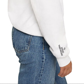 Master Mason Blue Lodge Sweatshirt -  Strength Front & Sleeves Embroidery - Bricks Masons