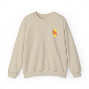 Red Branch of Eri Sweatshirt - Left Chest Embroidered Motif - Bricks Masons