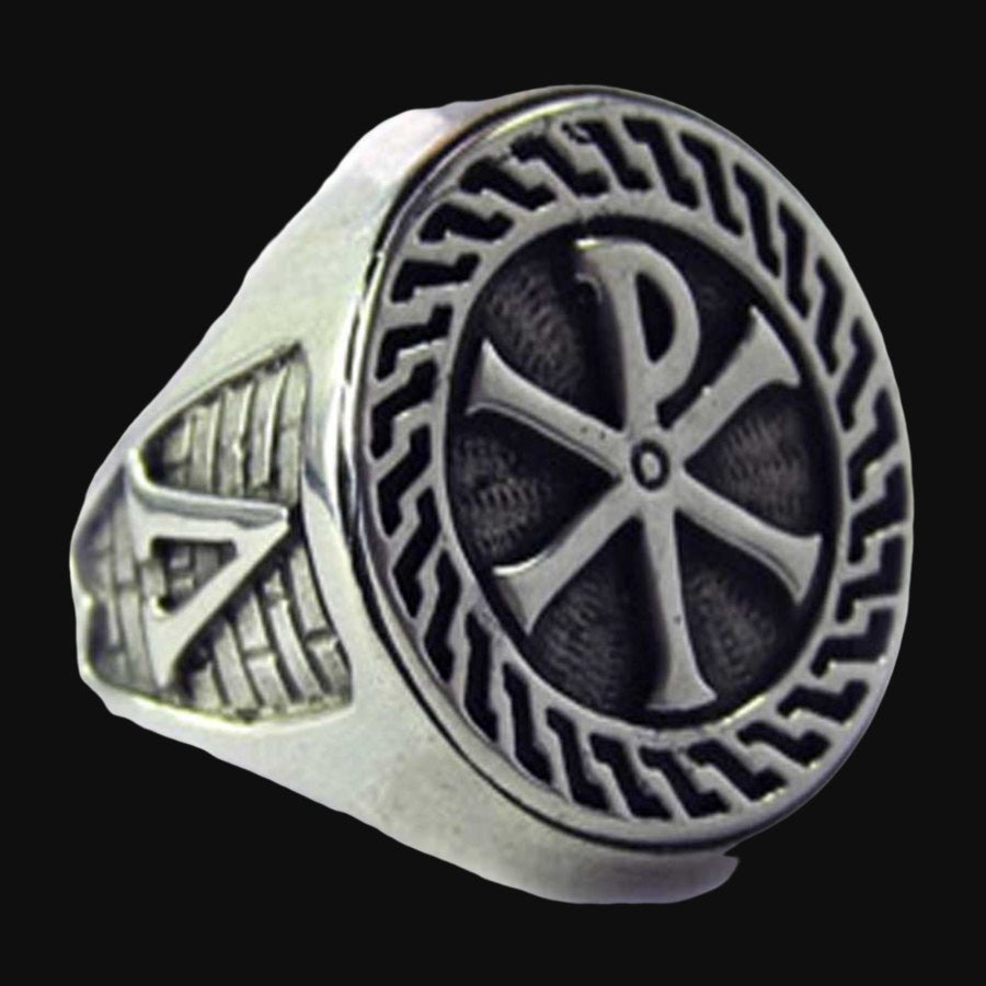 Templar Crimson XP Ring in Silver 1.9 cm 10 g Art 272 - Bricks Masons