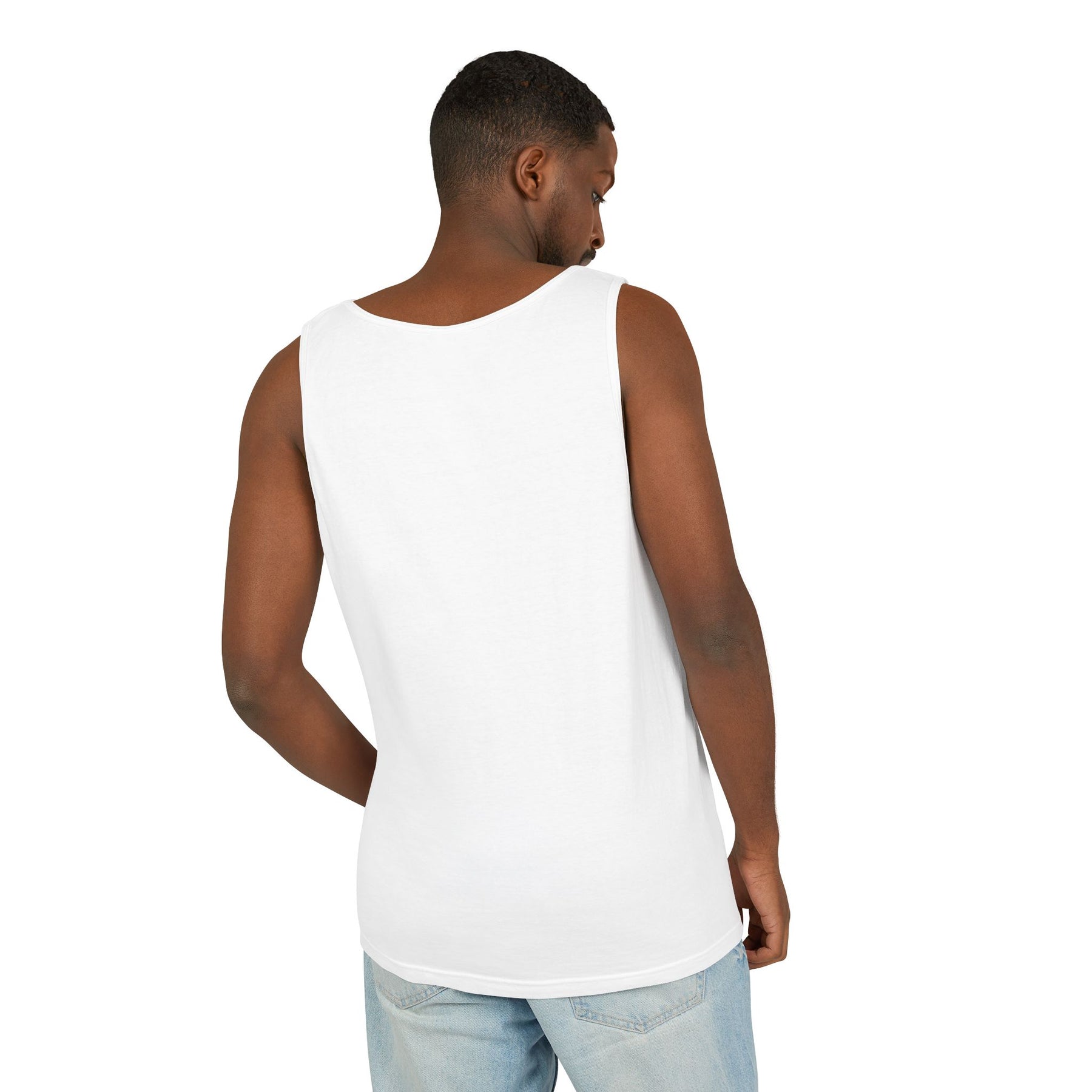 Master Mason Blue Lodge Tank Top - Garment-Dyed Square & Compass G - Bricks Masons