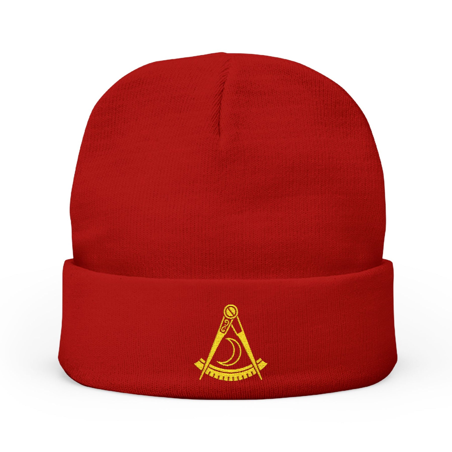 District Deputy Grand Master Blue Lodge Beanie - Knit Embroidery Various Colors - Bricks Masons
