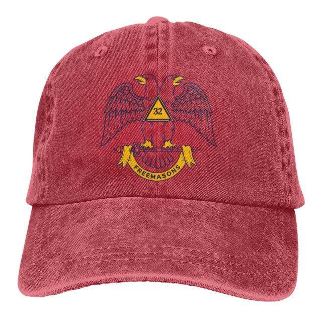 32nd Degree Scottish Rite Baseball Cap - Adjustable - Bricks Masons
