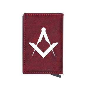 Master Mason Blue Lodge Wallet - Various Colors - Bricks Masons