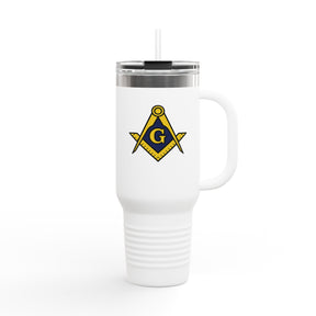 Master Mason Blue Lodge Ringneck Tumbler - Square & Compasses with G