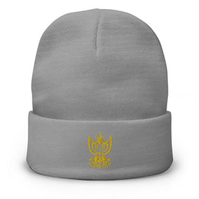33rd Degree Scottish Rite Beanie - Wings Up Golden Embroidery - Bricks Masons