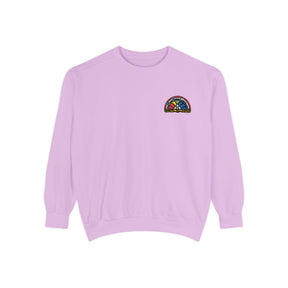 International Order of The Rainbow For Girls Sweatshirt - Embroidered Rainbow Star - Bricks Masons