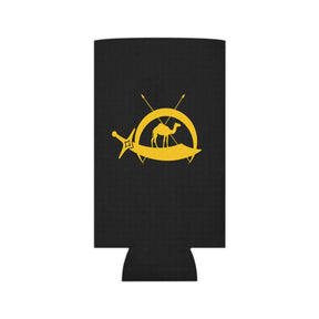 DOKO Can Cooler - Gold & Black With Polyester Exterior - Bricks Masons