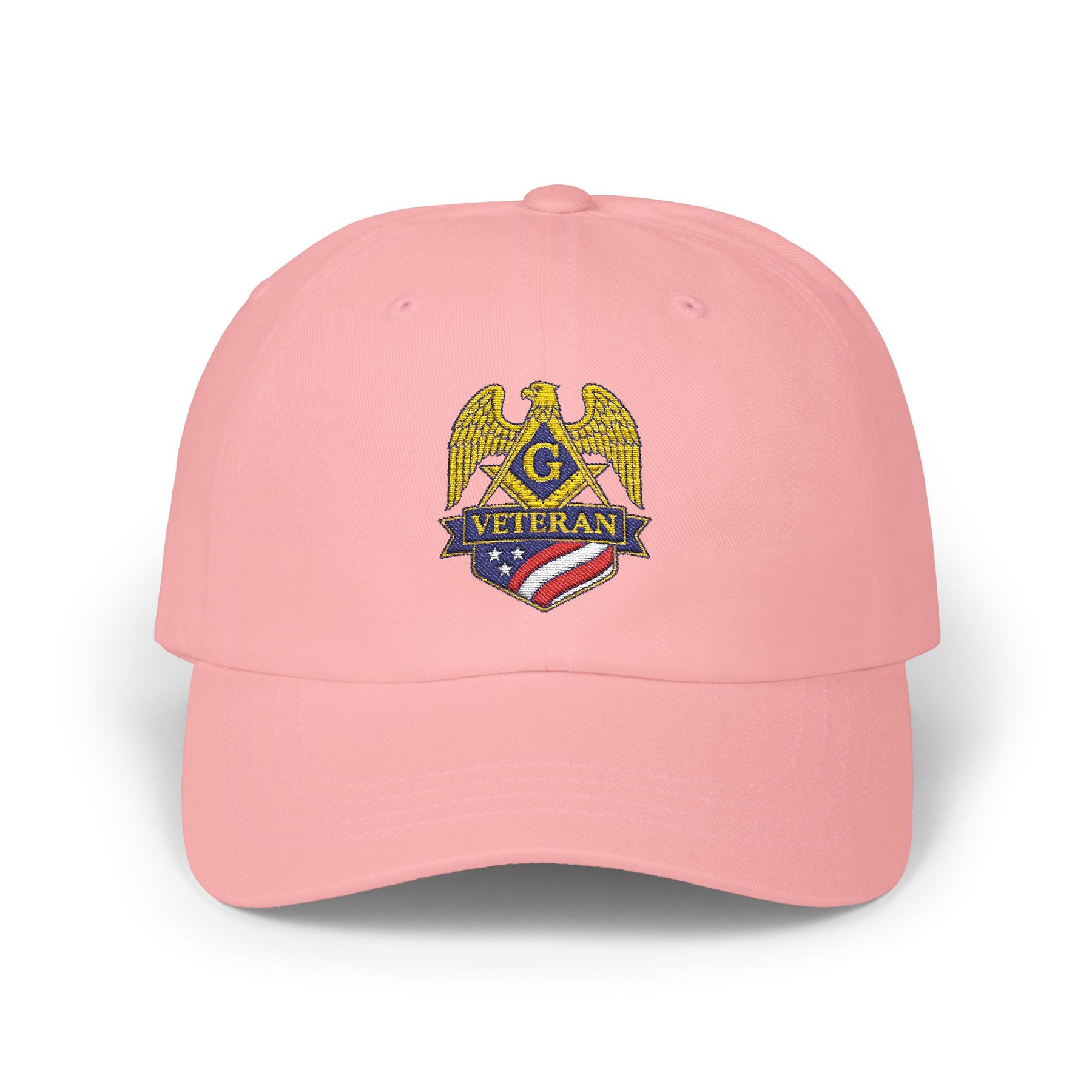 Master Mason Blue Lodge Baseball Cap - Embroidered Veteran Mason Dad Cap - Bricks Masons