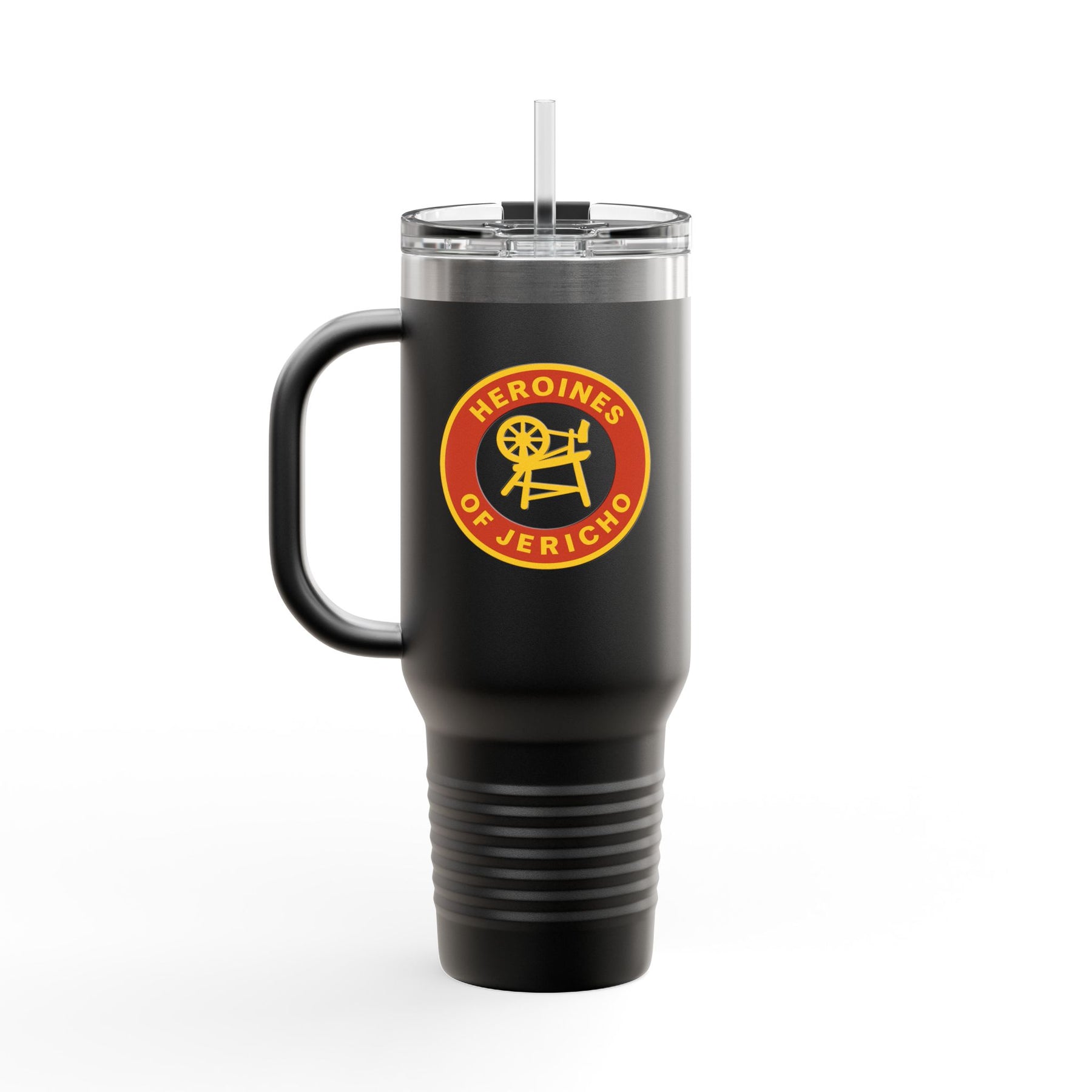 Heroines of Jericho Ringneck Tumbler - Red & Yellow Stainless Steel & Insulated - Bricks Masons