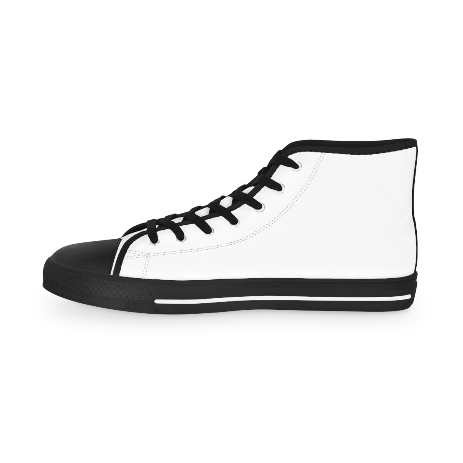 DOI Sneaker - High Top Black & White Sole - Bricks Masons