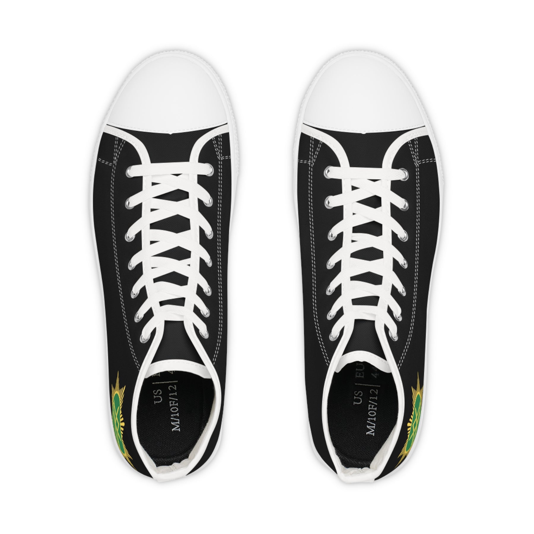 Knight Masons Sneaker - High Top Black & White - Bricks Masons