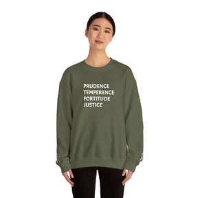Sweatshirt - The Four Cardinal Virtues - Bricks Masons