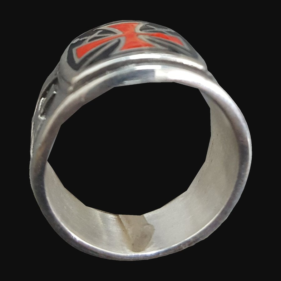 Templar Cross Ring in Silver 1.6 x 1.6 cm 18 g Art 425 - Bricks Masons