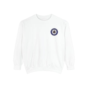 Master Mason Blue Lodge Sweatshirt - Embroidered Emblem Traveling Man - Bricks Masons