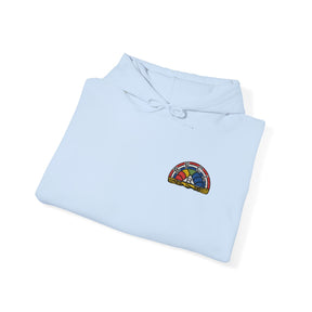 International Order of The Rainbow For Girls Hoodie - Soft Cotton Poly Blend Front Embroidery - Bricks Masons