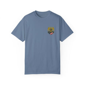 Master Mason Blue Lodge T-Shirt - Veteran Mason Garment-Dyed Tee - Bricks Masons