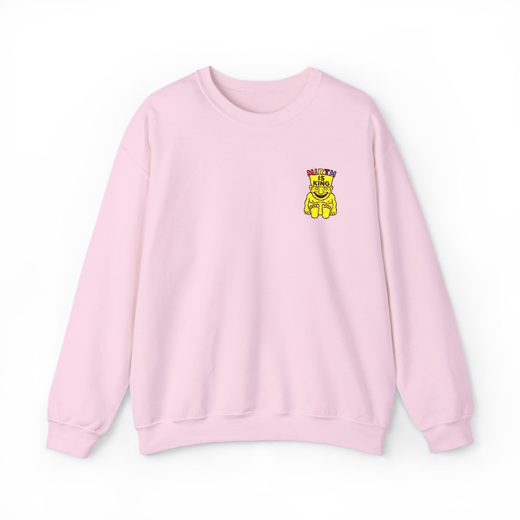 Royal Order of Jesters Sweatshirt - Crewneck Embroidered Front Motif - Bricks Masons