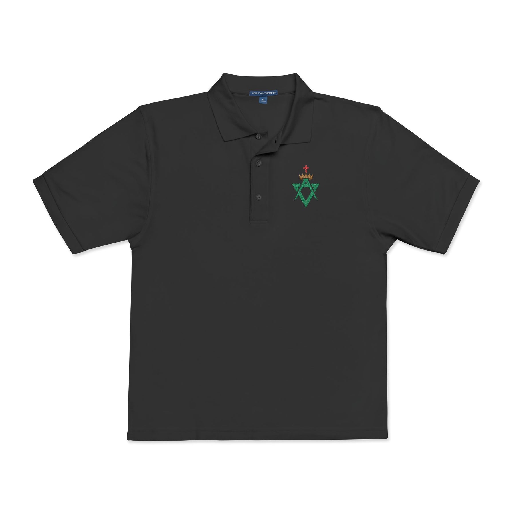 Allied Masonic Degrees Polo Shirt - Embroidered AMD Emblem Various Colors - Bricks Masons