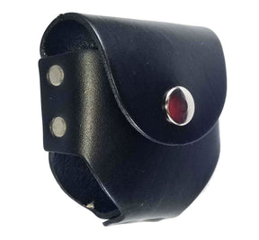 Master Mason Blue Lodge Snuff Can Holder - Proud Mason Genuine Leather - Bricks Masons