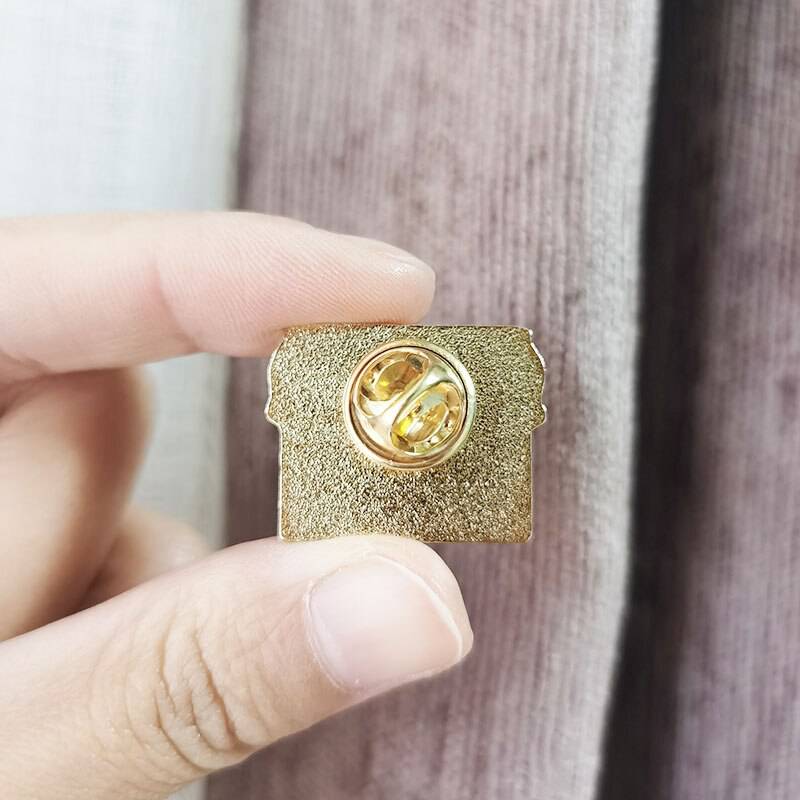 4th Degree Scottish Rite Lapel Pin - 25mm Gold & Blue Secret Master - Bricks Masons