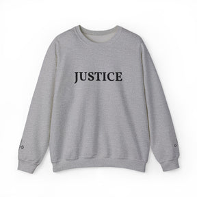 Entered Apprentice Blue Lodge Sweatshirt - Justice Front & Sleeves Embroidery - Bricks Masons