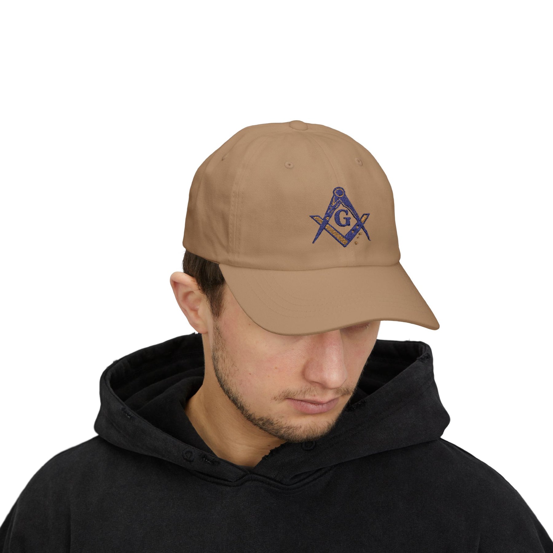 Master Mason Blue Lodge Australia Jurisdiction Baseball Cap - Australia Flag Square & Compass G - Bricks Masons