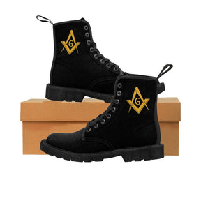 Master Mason Blue Lodge Boot - Black Canvas