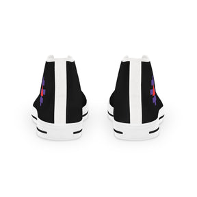Knight Templar Priests Sneaker - High Top Black & White - Bricks Masons