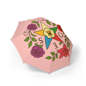 OES Umbrella - Eastern Garden Design Semi-Automatic Foldable Umbrella - Bricks Masons
