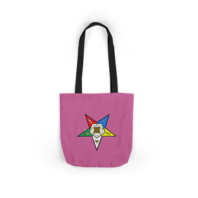 OES Tote Bag - Pink With Colorful Star Custsomizable - Bricks Masons