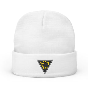 Grand Tiler of Solomon Beanie - Knit Embroidery Various Colors - Bricks Masons